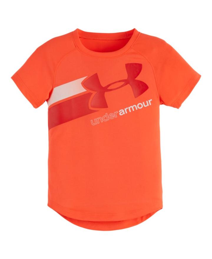 Under Armour Girls' Pre-school Ua Fly By Logo T-shirt