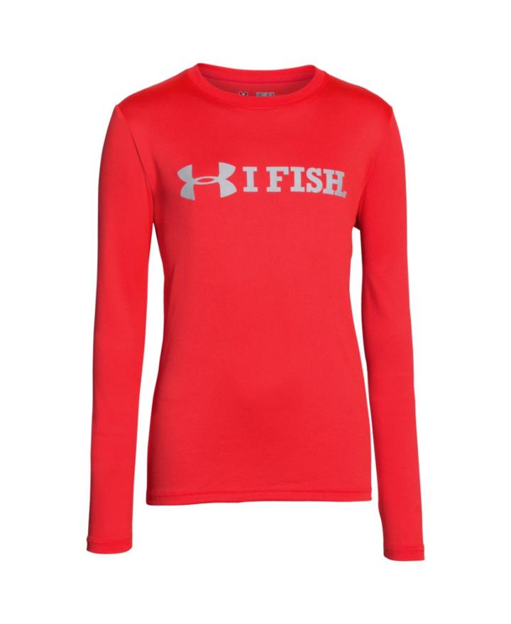 Under Armour Boys' Ua Fish Hook Long Sleeve T-shirt