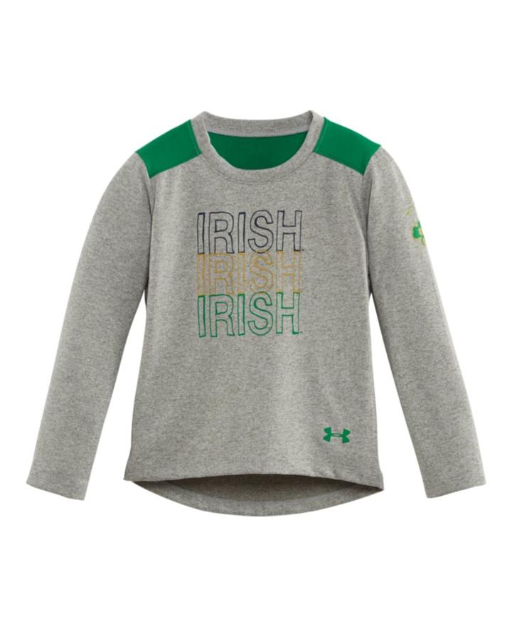 Under Armour Girls' Pre-school Notre Dame Long Sleeve