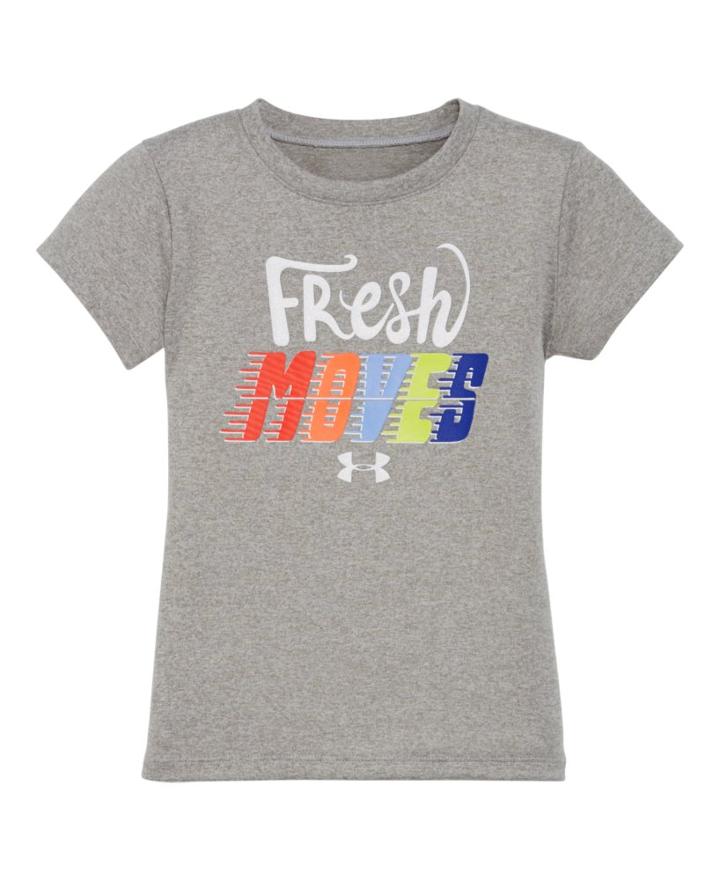 Under Armour Girls' Pre-school Ua I Will What I Want Short Sleeve T-shirt