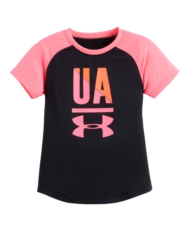 Under Armour Girls' Toddler Ua Favorite Raglan Short Sleeve