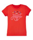 Under Armour Girls' Toddler Ua Play With Heart T-shirt