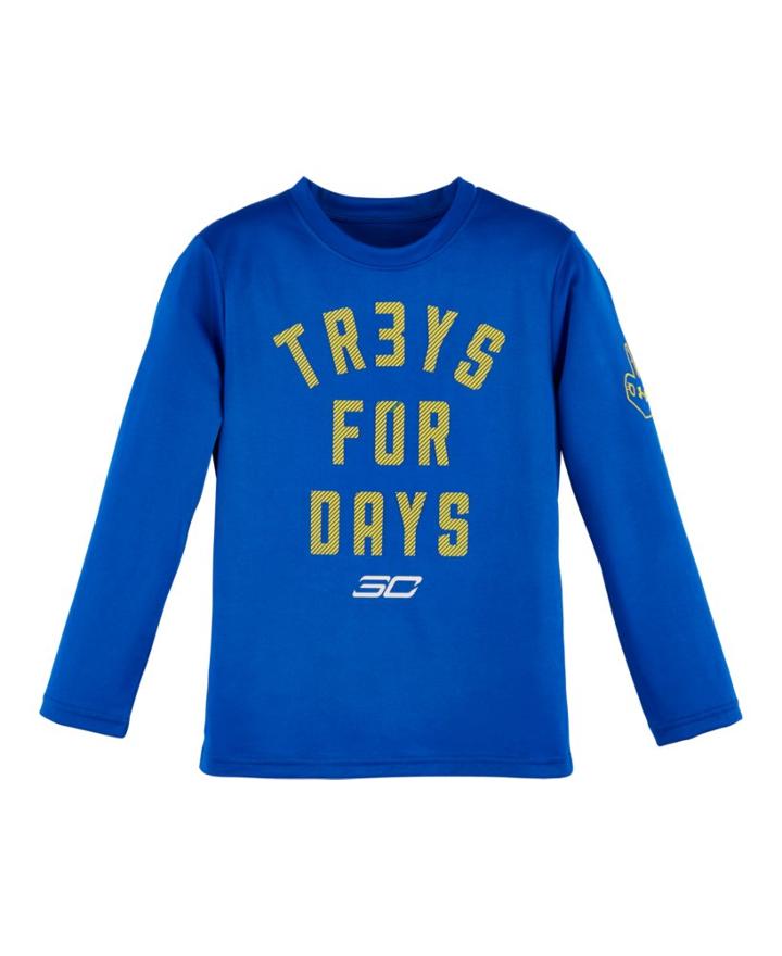 Under Armour Boys' Pre-school Sc30 Tr3ys For Days Long Sleeve Shirt