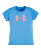 Under Armour Girls' Toddler Ua Glitter Big Logo T-shirt