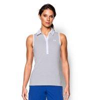 Under Armour Women's Ua Zinger Stripe Sleeveless Polo