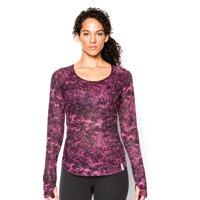 Under Armour Women's Ua Fly-by Allover Printed Mesh Long Sleeve