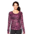 Under Armour Women's Ua Fly-by Allover Printed Mesh Long Sleeve