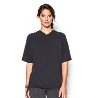 Under Armour Women's Ua Essential Heathered Modal Short Sleeve Hoodie