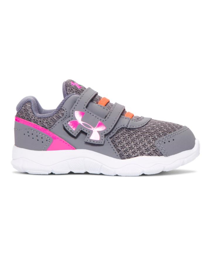 Under Armour Girls' Infant Ua Engage 3 Adjustable Closure Shoes