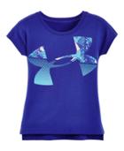 Under Armour Girls' Toddler Ua Knockout Jumbo Logo Short Sleeve T-shirt