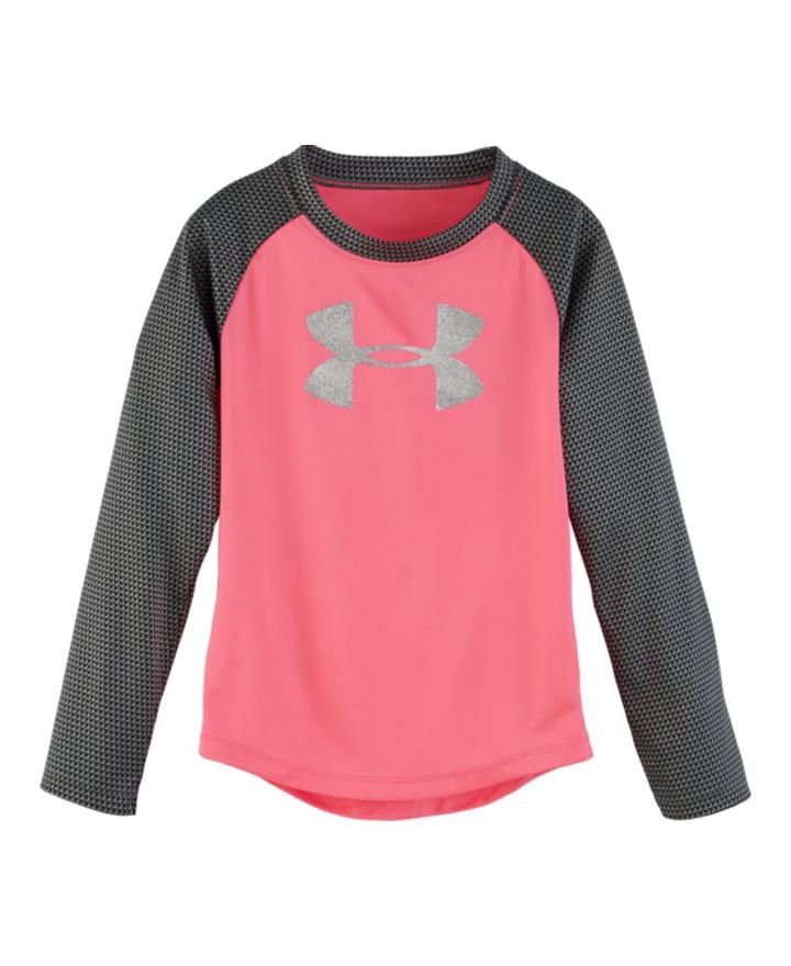 Under Armour Girls' Infant Ua Checkpoint Shimmer Raglan