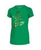 Under Armour Girls' Ua Not Lucky Just Awesome Short Sleeve T-shirt