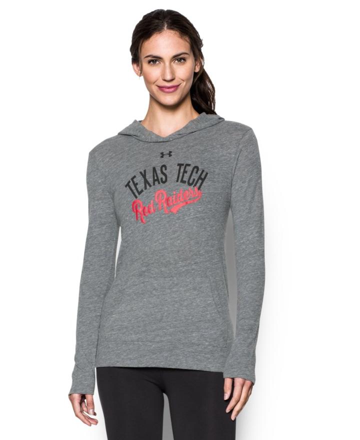 Under Armour Women's Texas Tech Ua Charged Cotton Tri-blend Hoodie