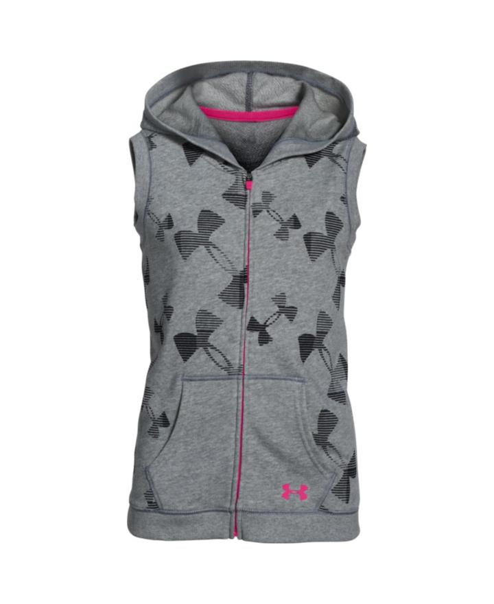Under Armour Girls' Ua Kaleidalogo Full Zip Vest
