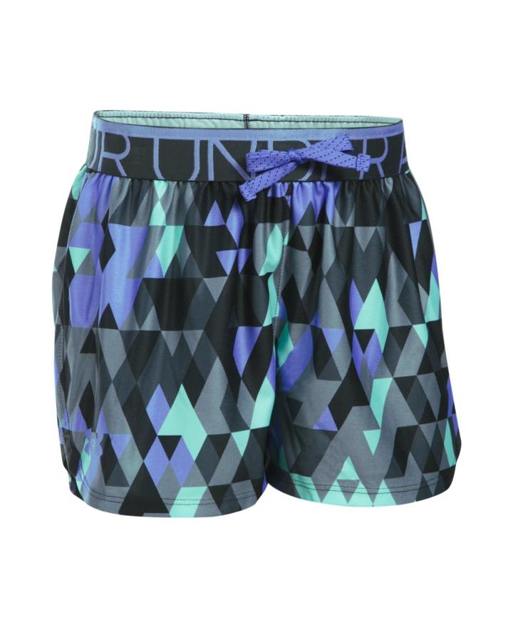Under Armour Girls' Ua Printed Play Up Shorts