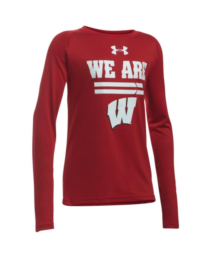 Under Armour Boys' Wisconsin Long Sleeve T-shirt