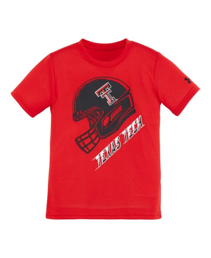 Under Armour Boys' Toddler Texas Tech Helmet T-shirt
