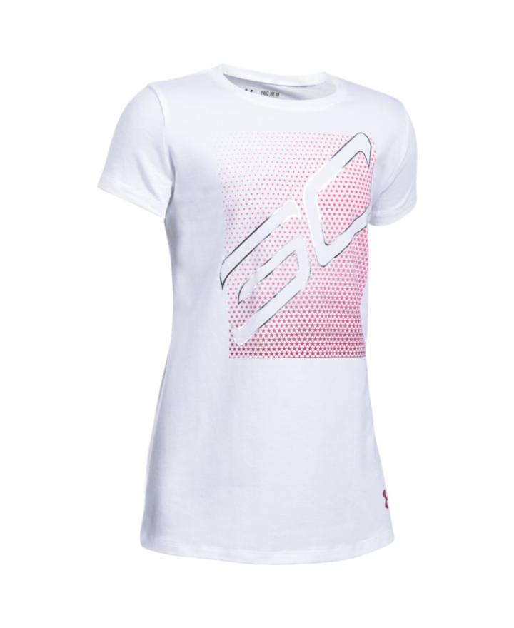 Under Armour Girls' Sc30 Stars Short Sleeve T-shirt