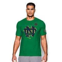 Under Armour Men's Notre Dame Shamrock Series Ua Bb Battlefield T-shirt