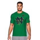 Under Armour Men's Notre Dame Shamrock Series Ua Bb Battlefield T-shirt