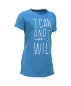 Under Armour Girls' Ua I Can And I Will T-shirt
