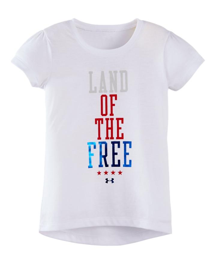 Under Armour Girls' Infant Ua Land Of The Free Short Sleeve