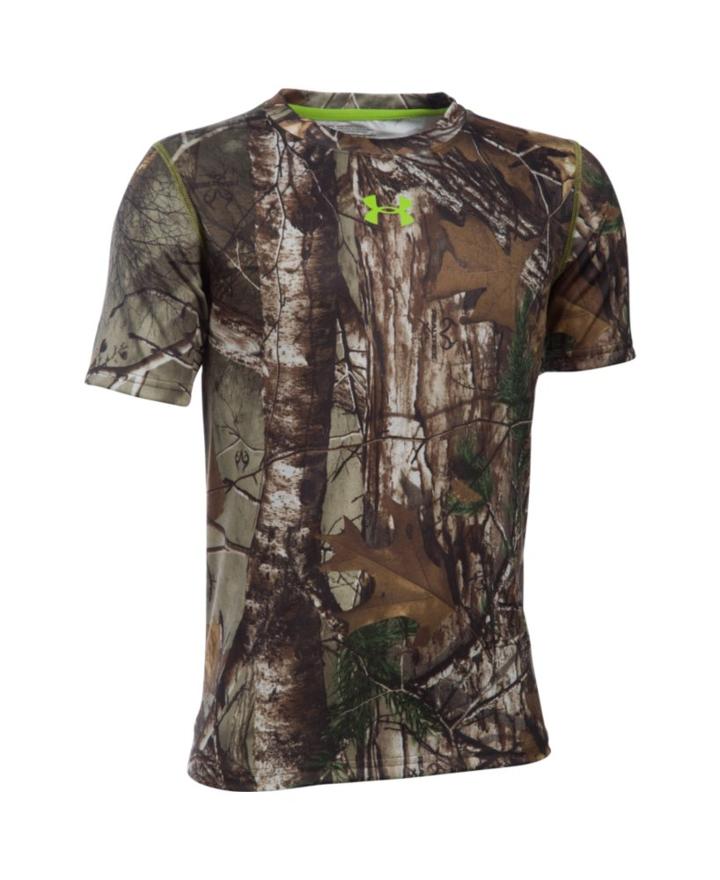Under Armour Boys' Ua Scent Control Tech Short Sleeve