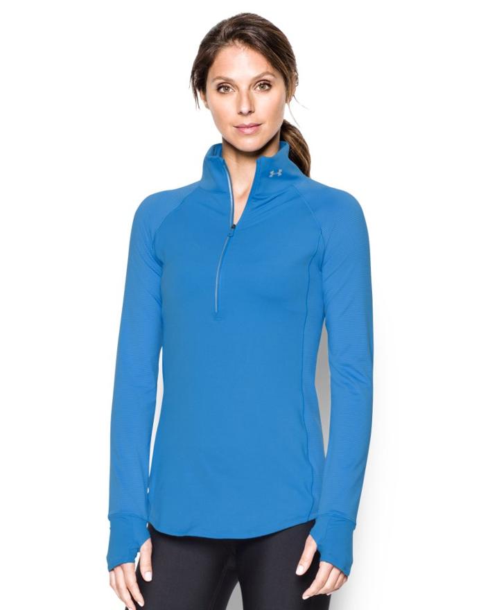 Under Armour Women's Ua Threadborne Run True 1/2 Zip