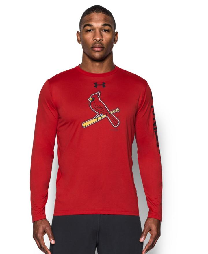 Under Armour Men's St. Louis Cardinals Ua Tech Long Sleeve T-shirt