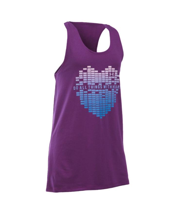 Under Armour Girls' Ua Do All Things With Heart Tank