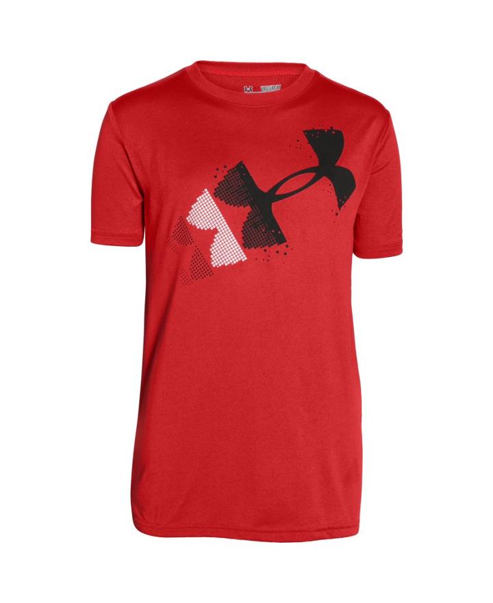 Under Armour Boys' Ua Rising Pixelated Logo T-shirt