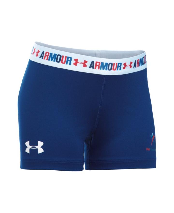 Under Armour Girls' Ua Heatgear Armour Usa Shorty
