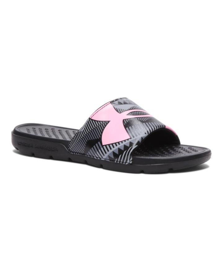 Under Armour Girls' Ua Strike Geo Slides