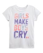 Under Armour Girls' Toddler Ua Girls Make Boys Cry T-shirt