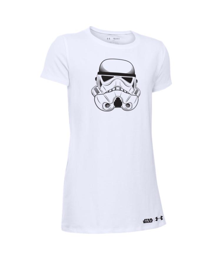 Under Armour Girls' Star Wars Storm Trooper Short Sleeve T-shirt