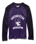Under Armour Boys' Northwestern Ua Tech Raglan T-shirt