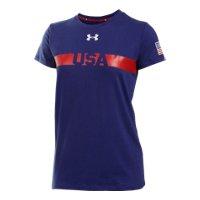 Under Armour Women's Ua Usa Short Sleeve T-shirt
