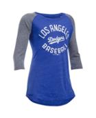 Under Armour Girls' Los Angeles Dodgers Ua Tri-blend  Sleeve