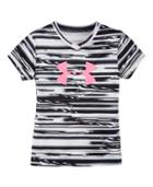 Under Armour Girls' Toddler Ua Linked Big Logo Short Sleeve T-shirt