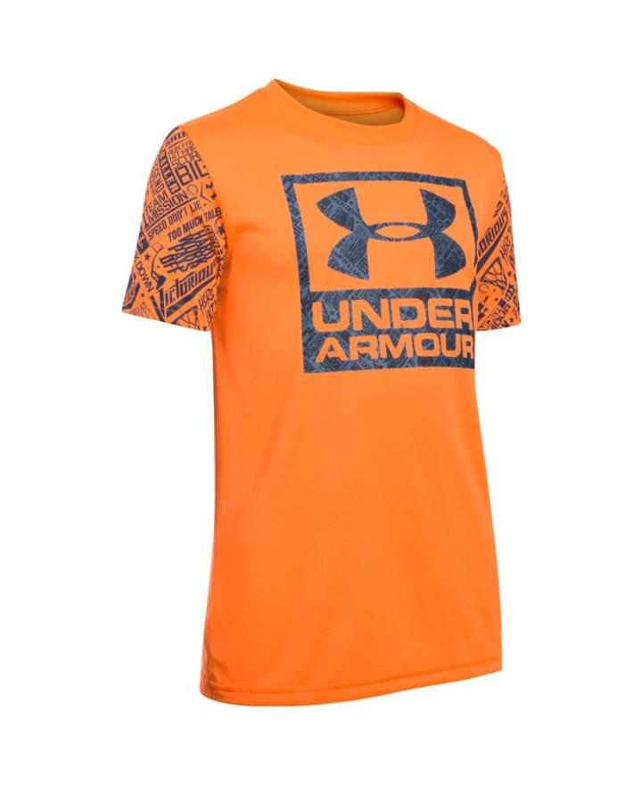 Under Armour Boys' Ua Never Back Down Brand T-shirt