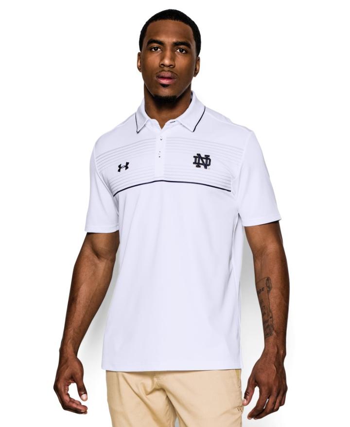 Under Armour Men's Notre Dame Ua Sideline Polo
