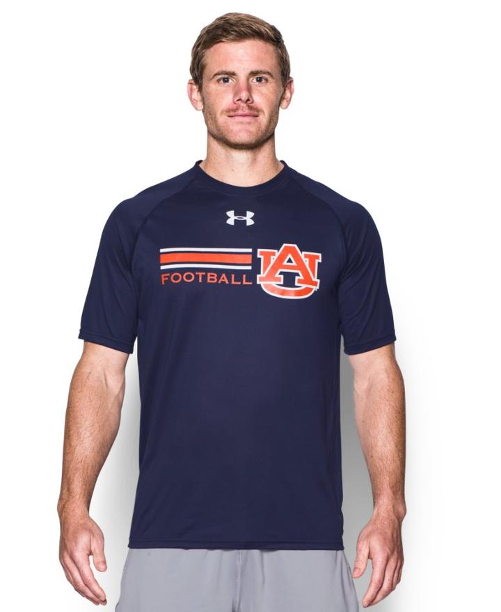Under Armour Men's Auburn Ua Tech Sideline T-shirt