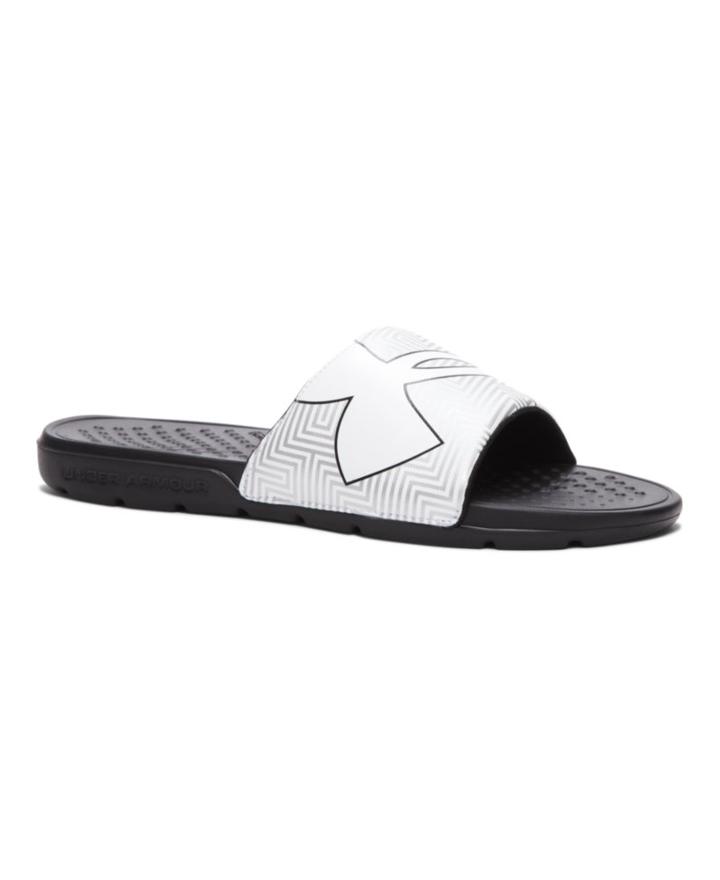 Under Armour Men's Ua Strike Optic Geo Sandals