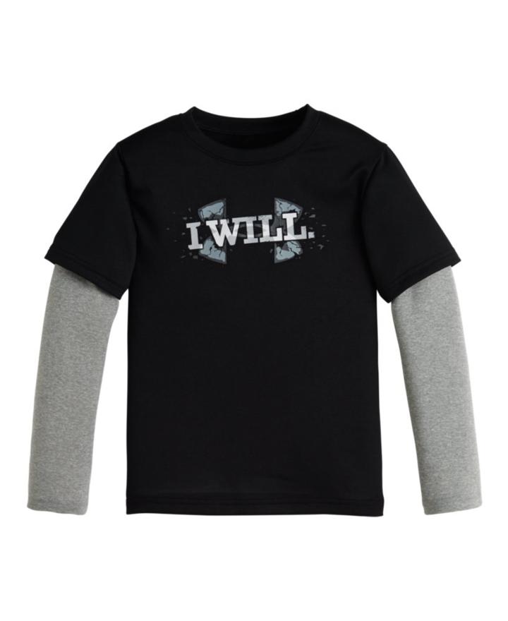 Under Armour Boys' Toddler Ua I Will Big Logo Slider