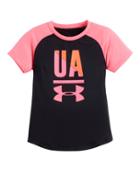 Under Armour Girls' Pre-school Ua Favorite Raglan Short Sleeve Shirt