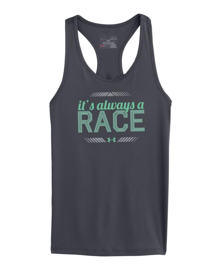Under Armour Girls' Ua Always A Race Graphic Tank