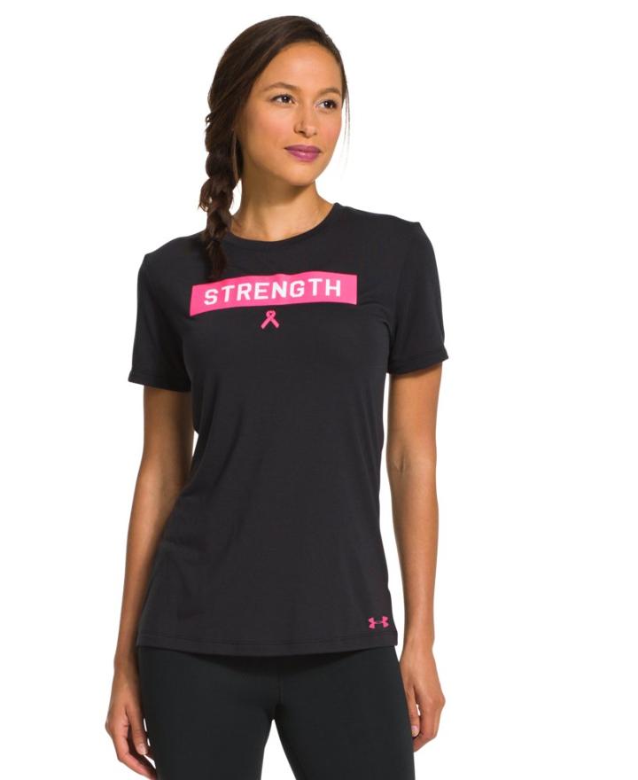 Under Armour Women's Ua Power In Pink Empowered Short Sleeve