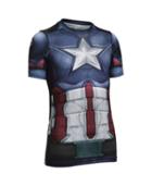 Boys' Under Armour Alter Ego Captain America Fitted Shirt