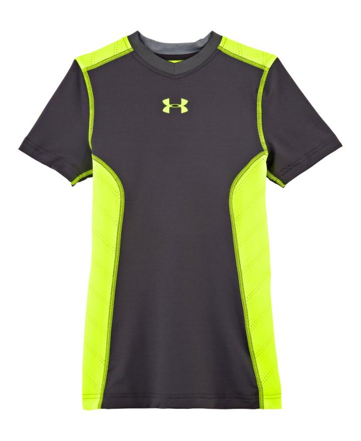 Under Armour Boys' Heatgear Sonic Armourvent Short Sleeve