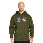 Under Armour Men's Big Flag Logo Tackle Twill Fleece Hoodie